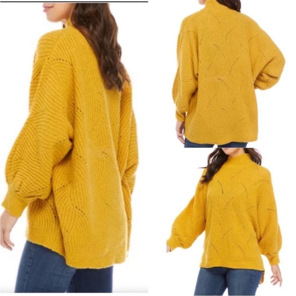 Wonderly 2X yellow sweater‎